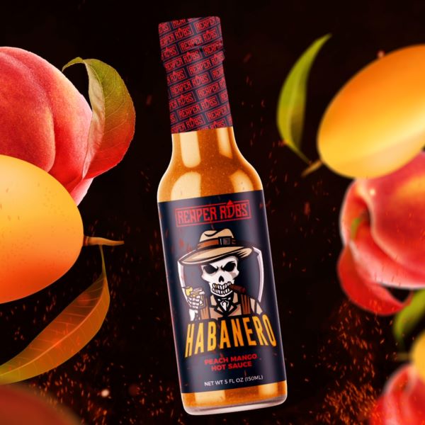 Peach Mango Habanero Hot Sauce (6 Pack) - Reaper Robs